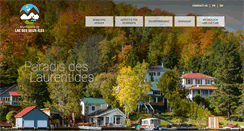 Desktop Screenshot of lac-des-seize-iles.com