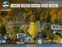 Tablet Screenshot of lac-des-seize-iles.com